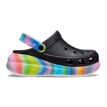 Сабо на высокой платформе Crocs Classic Crush Clog 36-37 р 22.5-23 см Разноцветные 208057-M4/W6 Spray Multi