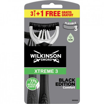 Бритва Wilkinson Sword Xtreme3 ​​Black Edition 4 шт. (4027800072248)