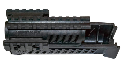 Цівка Ammo Key Akatsiya-1 для АК з 4-ма планками Picatinny (полімер) чорне