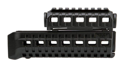 Цевье DLG Tactical (DLG-133) для АК-47/74 c 1-ой планкой Picatinny + слоты M-LOK (полимер) черное