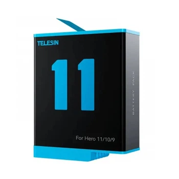 Акумулятор TELESIN для GoPro HERO11, HERO10 та HERO9 Black GP-BTR-901