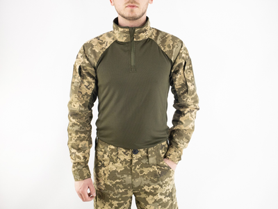 Тактическая рубашка BRAVE UBACS (убакс), пиксель ВСУ, олива, 56