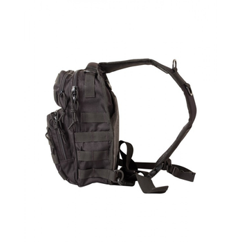 Рюкзак однолямковый Kombat UK Mini Molle Recon Shoulder Bag (10 л) чорний