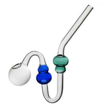 Стеклянная курительная трубка колба Bent Oil Burner Pipe