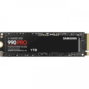 Накопичувач SSD M.2 Samsung 990 PRO 1TB PCIe 4.0 ×4 PCI-Express NVMe V-NAND 3-bit MLC (MZ-V9P1T0BW)