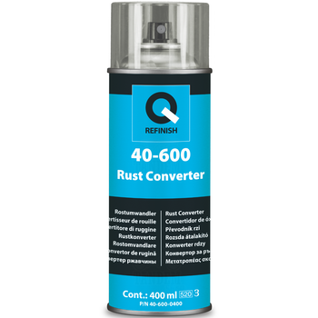 Грунт-перетворювач іржі | Q-Refinish 40-600 | Аерозоль 400 мл — Прозорий