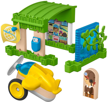 Дерев'яний конструктор Fisher-Price Wonder Makers Airport Hanger (GLM43) (B07RD8XVJV)