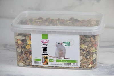 Полнорационный корм для декоративных крыс, Lolo Рets - 1,9кг