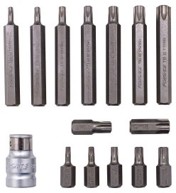 Набор бит Rock Force TORX 1/2" 15 шт + битодержатель (RF-4156C)