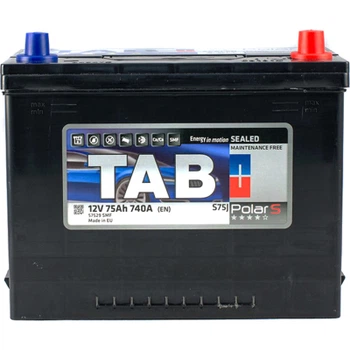 Аккумулятор автомобильный TAB 75 Ah/12V Polar S Euro Japan (246 875)