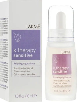 Успокаивающий лосьон для чувствительной и раздраженной кожи головы - Lakme K.Therapy Sensitive Relaxing Night Drops 30ml (393895-86475)