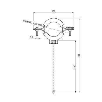 Хомут SD Plus 1" 1/2 SD10040