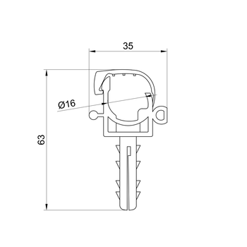 Кріплення SD Plus 16 SD09916