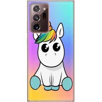 Чохол Силіконовий з Картинкою на Samsung Galaxy Note 20 Ultra (N985) (Кольоровий Єдиноріг, Юнікорн) (40573-ys2015)