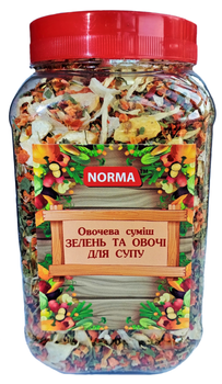 Овощная смесь Norma Зелень и овощи для супа 250 г (4820223411393)