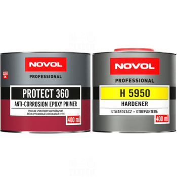 Грунт эпоксидный | Novol Protect 360 | Комплект 800 мл | Серый