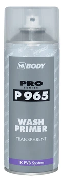Грунт кислотный для металла | BODY P965 Wash Primer | Аэрозоль 400 мл — Прозрачный