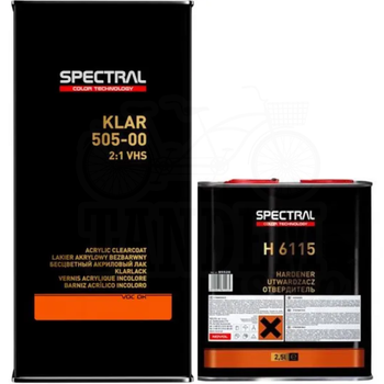Глянцевый акриловый лак | Spectral Klar 505-00 VHS | Комплект 7,5 л