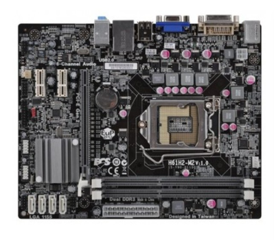 Материнская плата ECS H61H2-M2(V1.0) LGA 1155 (H61H2-M2) Б/У