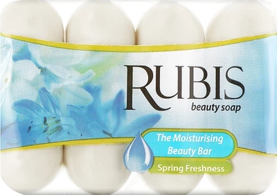 Мыло "Весенняя свежесть" в экоупаковке - Rubis Care Spring Freshness The Moisturising Beauty Bar 4x60g (4x60g) (963456-1224824-2)
