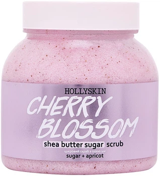 Сахарный скраб с маслом ши и перлитом - Hollyskin Cherry Blossom 300ml (300ml) (970606-1231887-2)