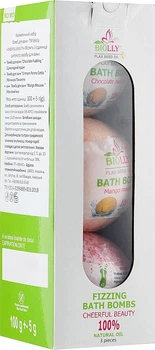 Набор - Biolly Fizzing Bath Bomb (bath/bomb/3x100g) Набор (947796-0-2)