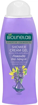 Крем-гель для душу "Лаванда та пачулі" - Biolinelab Shower Cream Gel 400ml (400ml) (966415-1227783-2)