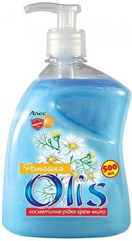 Косметическое жидкое крем-мыло "Ромашка" с дозатором - Olis 500ml (500ml) (965707-1227149-2)