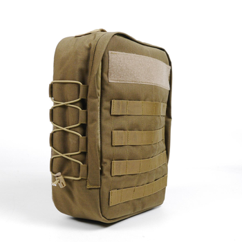 Універсальний тактичний швидкоз'ємний рюкзак 10 літрів, військовий штурмовий рюкзак із щільної тактичної тканини Kiborg Койот