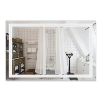Зеркало Qtap Mideya 1200х800 с LED с антизапотеванием DC-F613 (QT2078F613W), прямоугольное