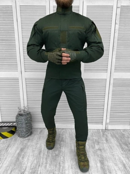 Тактичний військовий костюм Unit ( Кітель + Штани ), Камуфляж: Олива, Розмір: L