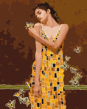 Картина за номерами KHO2600 В обіймах метеликів ©tolstukhin artem, 40x50см. Ideyka