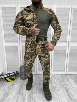 Тактический военный костюм Tactical ( Китель + Убакс + Штаны ), Камуфляж: Пиксель ВСУ, Размер: L