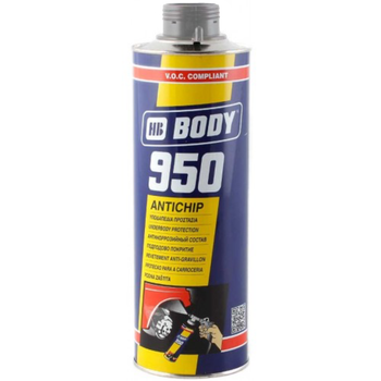Антигравийное покрытие | BODY 950 Proline | Под краскопульт 1 л — Серый