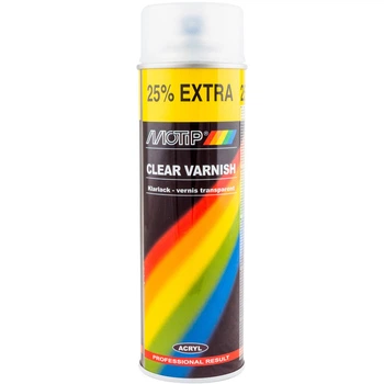 Лак акриловый матовый | Motip Clear Varnish | Аэрозоль 500 мл