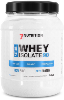 Białko 7Nutrition Natural Whey Isolate 90 500 g (5903111089818)