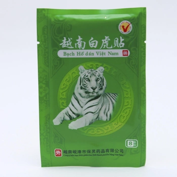 Лечебный согревающий ортопедический пластырь зеленый тигр 8 штук в упаковке
