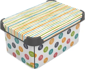Коробка Qutu Style Box Colored ZigZag 5 л (6835538)