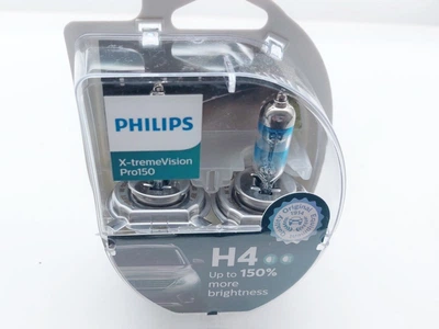 Лампа розжарювання H4 X-tremeVision Pro150 +150 12V 60/55W P43t-38 (комплект) (вир-во Philips) Philips (12342XVPS2)
