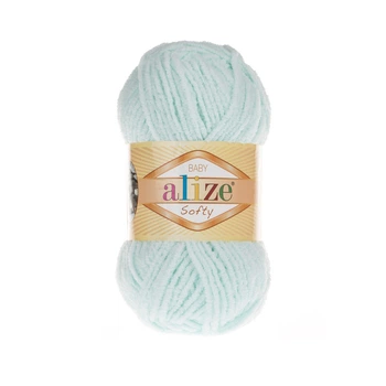 Пряжа для ручного в'язання Alize SOFTY (Alize софті) 15 водяна зелень