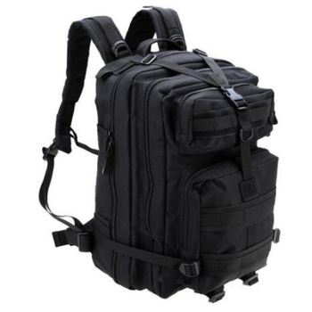 Тактический штурмовой военный рюкзак на 43-45 Traum литров чёрный