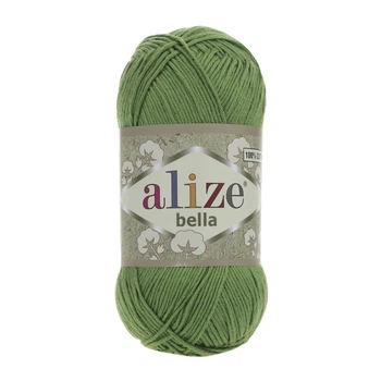 Пряжа для ручного вязания Alize Bella Ализе Белла - 492 оливка