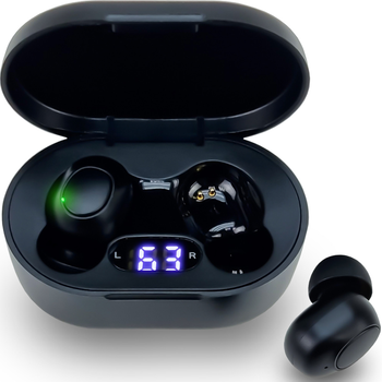Слуховий апарат CLEARTONE V100 з двома TWS навушниками та портативним боксом для зарядки - Black