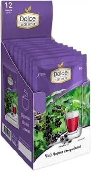 Чай натуральний концентрований Dolce Natura Чорна смородина 50г х 12шт