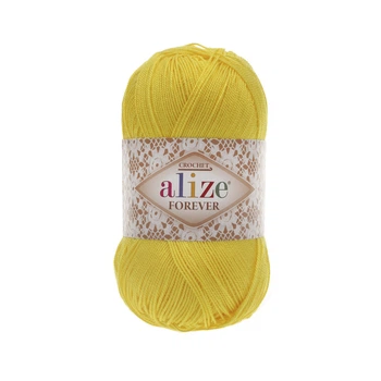 Турецкая пряжа для вязания Alize FOREVER 110 желтый
