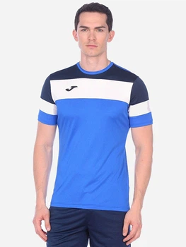 Футболка спортивная длинная мужская Joma Crew IV 101534.703 M Синяя (8424309065195)