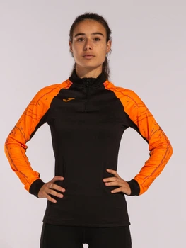 Спортивная кофта женская Joma Elite IX 901649.108 M Черная (8445456439028)