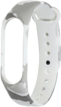 Ремінець ArmorStandart силіконовий для Xiaomi Mi Band 4/3 Khaki White (ARM55640)