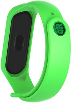 Ремінець Armorstandart Superhero Edition для Xiaomi Mi Band 7/6/5 Hulk Green (ARM57069)