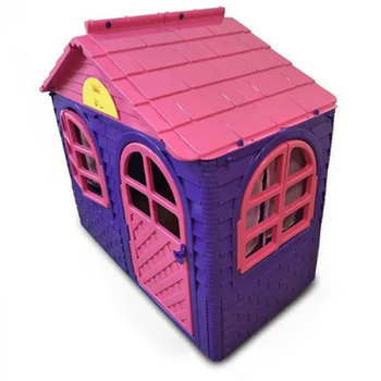 Детский игровой домик Doloni Toys 02550/10 V с отрывающимися дверками и окнами (02550/10-RT)
